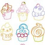 4x4 Set Cupcake Cup Cake A..