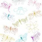 Set Of Twelve 5x7 Spring D..